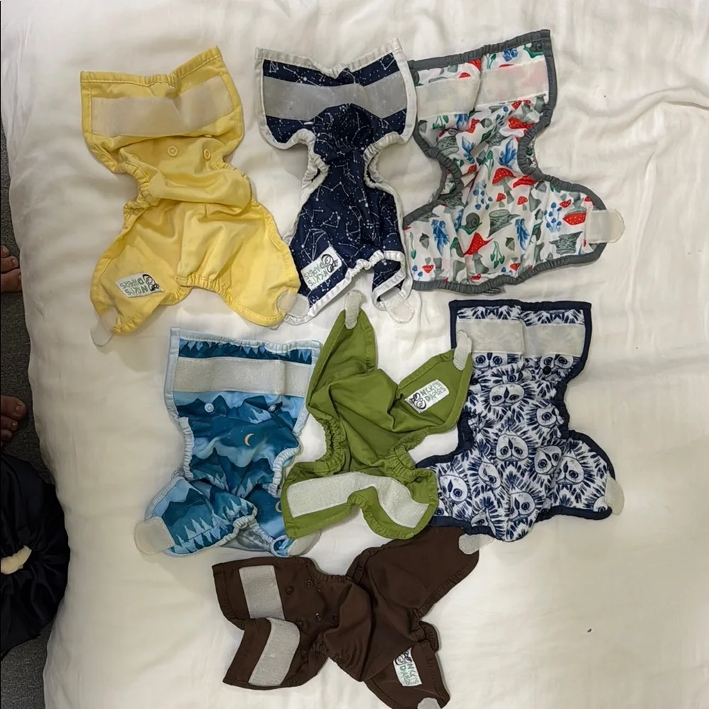 Nicki’s diaper Cloth Diaper Set of 7
